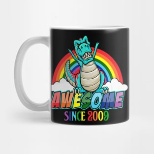 Dinosaur Born 2009 - 14 Years Old Birthday Mug